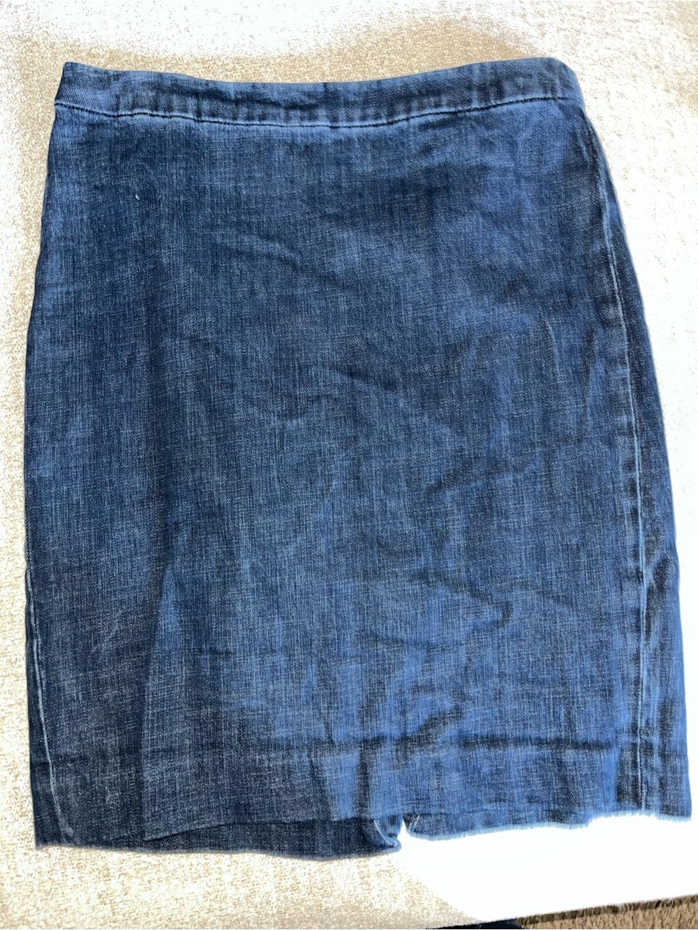 J. Crew Indigo Denim Pencil Skirt